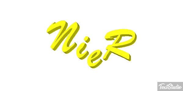 NieR Efekt tekstowy
