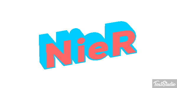 NieR Efekt tekstowy
