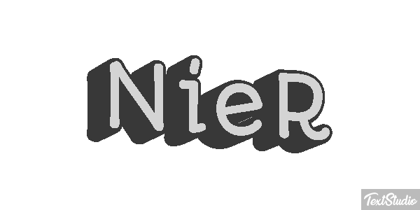 NieR Efekt tekstowy