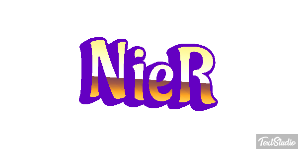 NieR Efekt tekstowy