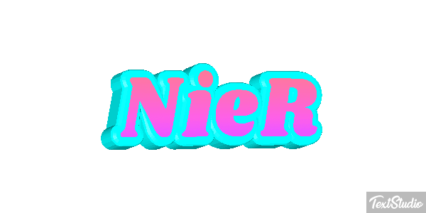 NieR Efekt tekstowy