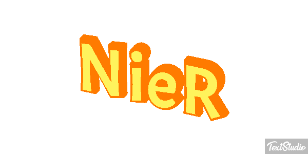 NieR Efekt tekstowy
