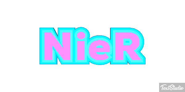 NieR Efekt tekstowy