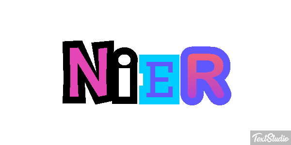 NieR Efekt tekstowy