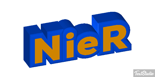 NieR Efekt tekstowy