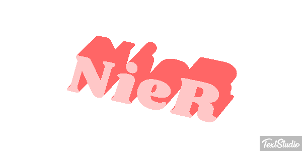 NieR Efekt tekstowy