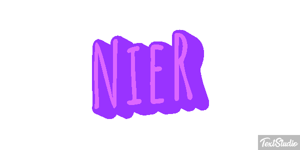 NieR Efekt tekstowy