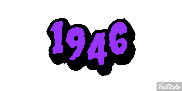 1946 Texteffekt