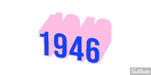 1946 Texteffekt