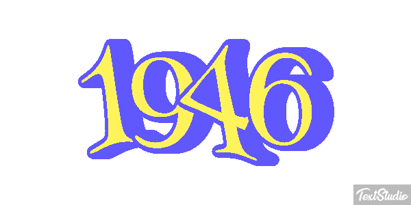1946 Texteffekt