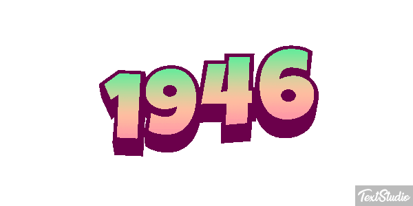 1946 Texteffekt