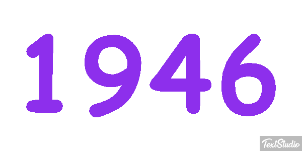 1946 Texteffekt
