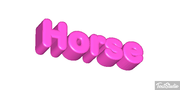 Horse Text effect