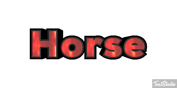 Horse Text effect