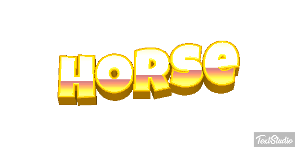Horse Text effect