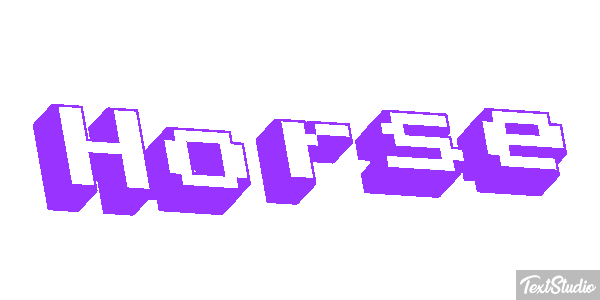 Horse Text effect