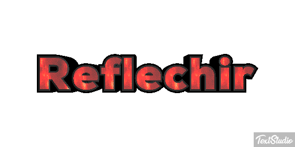 Réfléchir Effet de texte