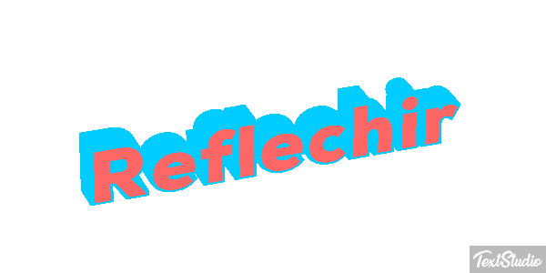 Réfléchir Effet de texte