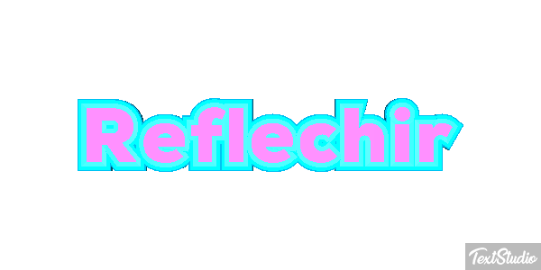 Réfléchir Effet de texte