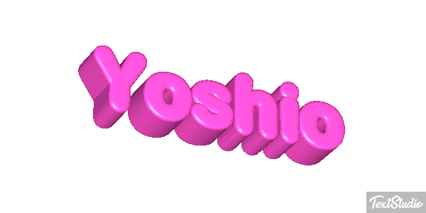 Yoshio Effet de texte