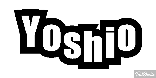 Yoshio Effet de texte