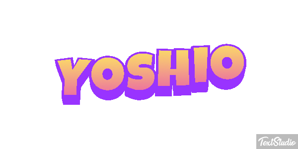 Yoshio Effet de texte