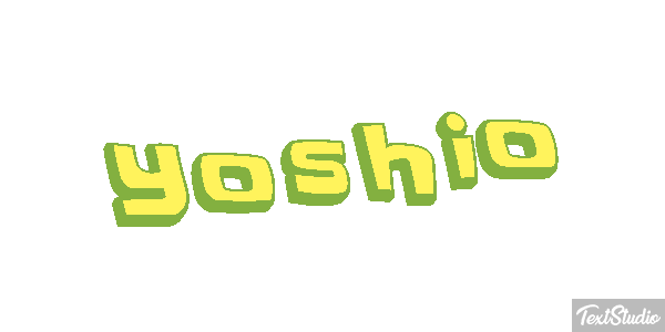 Yoshio Effet de texte