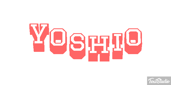 Yoshio Effet de texte
