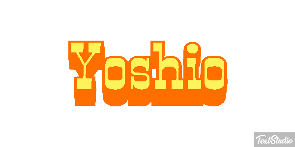 Yoshio Effet de texte
