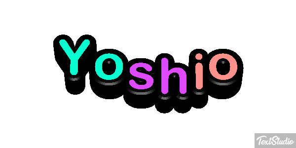 Yoshio Effet de texte