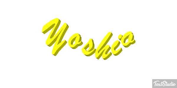 Yoshio Effet de texte