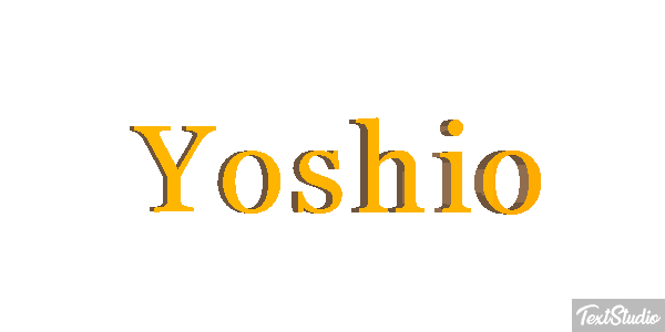Yoshio Effet de texte