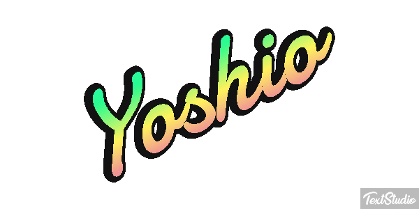 Yoshio Effet de texte