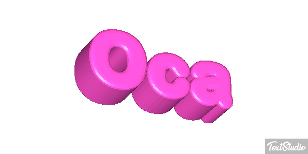 Oca Text effect