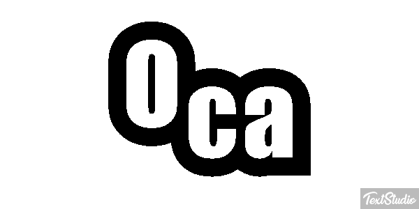 Oca Text effect
