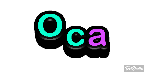 Oca Text effect