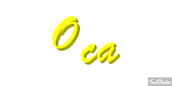 Oca Text effect