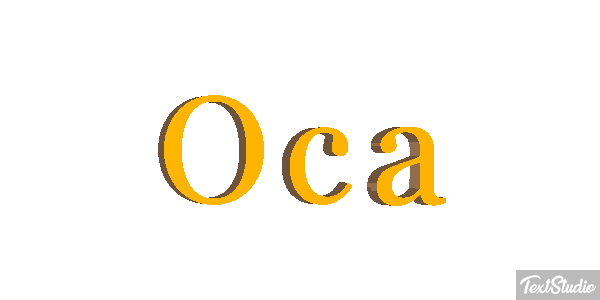 Oca Text effect