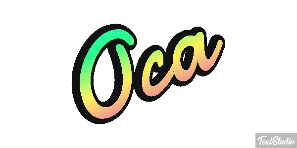 Oca Text effect
