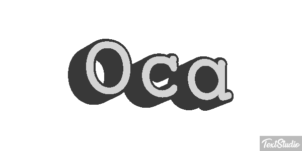 Oca Text effect