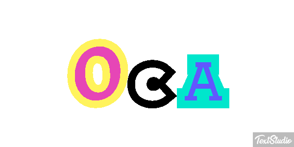 Oca Text effect