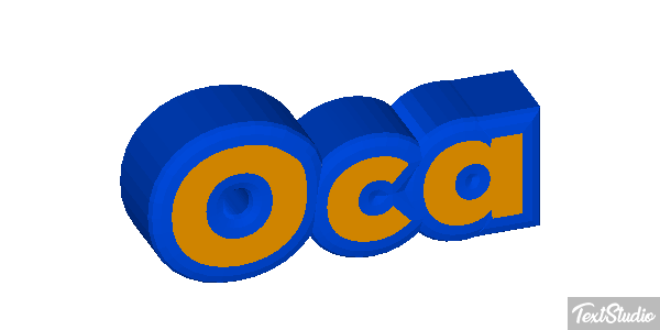 Oca Text effect