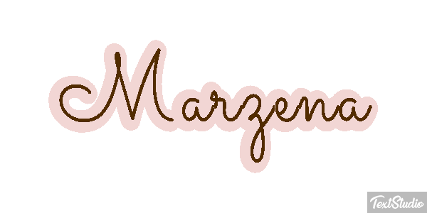 Marzena Text effect