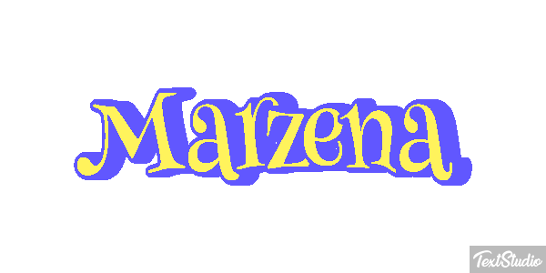 Marzena Text effect