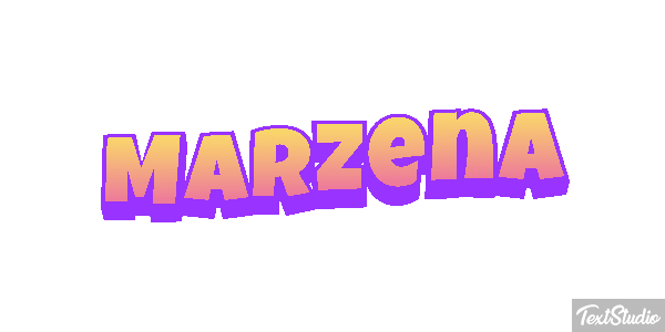 Marzena Text effect