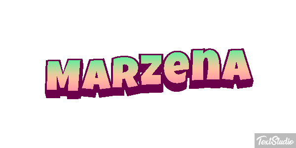 Marzena Text effect