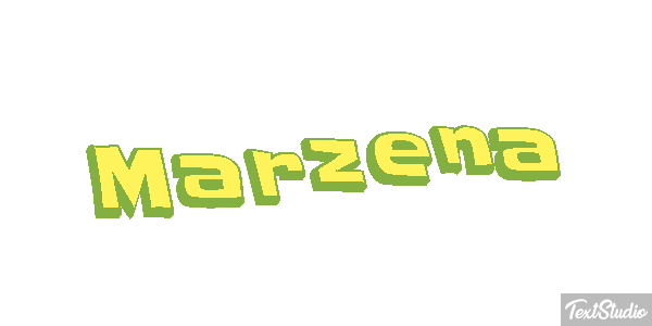 Marzena Text effect