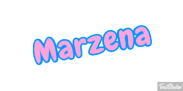 Marzena Text effect