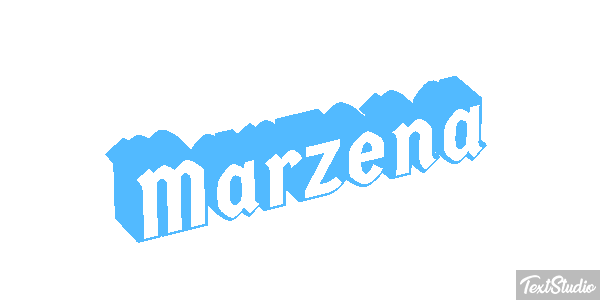 Marzena Text effect