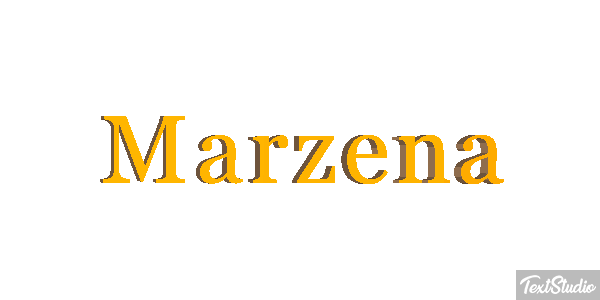 Marzena Text effect